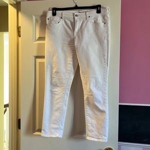 Gap white jeans